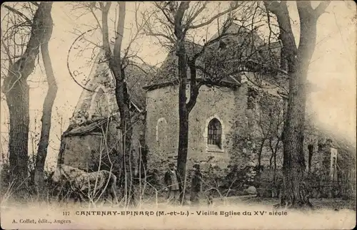 Ak Cantenay-Épinard Maine et Loire, Vieille Eglise