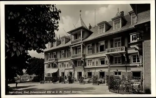 Ak Schluchsee Schwarzwald, Hotel Sternen, Außenansicht