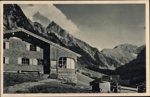 Ak Gerstruben Oberstdorf im Oberallgäu, Gasthof zur Höfatsspitze