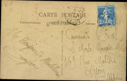 Ak Montélimar Drôme, La Poste