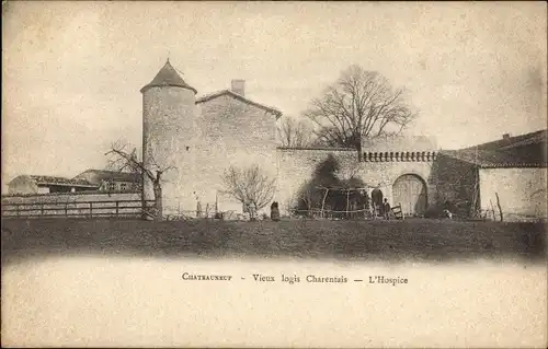 Ak Chateauneuf Charente, Vieux logis Charentais, L'Hospice