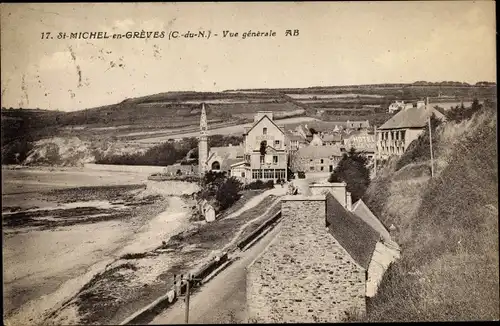 Ak St Michel en Greves Cotes d'Amor, Vue generale