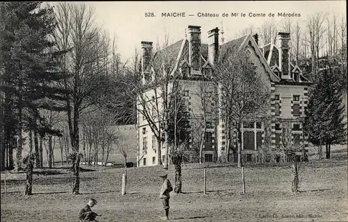 Ak Maiche Doubs, Chateau de Mr le Comte de Merodes