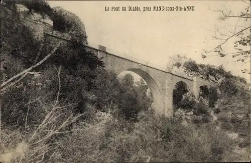 Ak Nans sous Sainte Anne Doubs, Pont du Diable