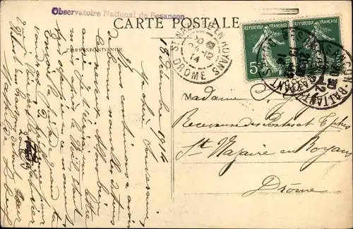 Ak Nans sous Sainte Anne Doubs, Pont du Diable