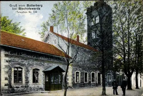 Ak Butterberg Bischofswerda in Sachsen, Gasthof