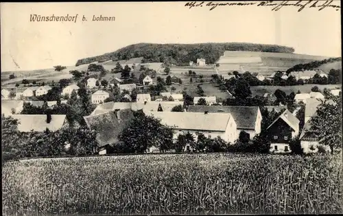 Ak Wünschendorf Dürrröhrsdorf Dittersbach in Sachsen, Panorama