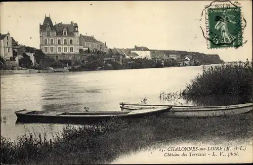 Ak Chalonnes sur Loire Maine et Loire, Chateau des Terrasses