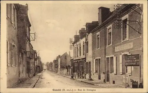 Ak Cande Maine et Loire, Rue de Bretagne