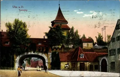 Ak Ulm an der Donau, Zundeltor