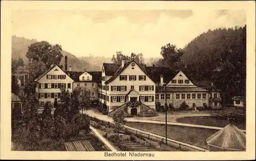 Ak Bad Niedernau Rottenburg am Neckar, Badhotel
