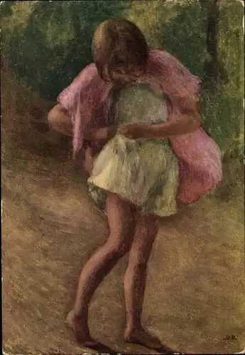 Künstler Ak Bernasconi, U., Bimba, 1931, Mädchen in weißem Kleid