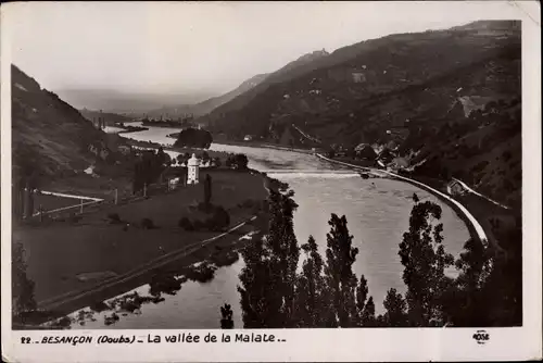 Ak Besançon Doubs, La vallee de la Malate