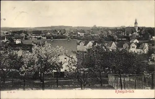 Ak Königsbrück in der Oberlausitz, Panorama