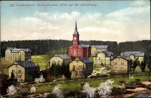 Ak Hochweitzschen Großweitzschen in Sachsen, Königl Landesanstalt