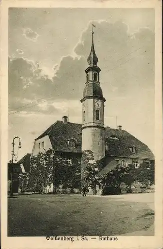 Ak Weißenberg in Sachsen, Rathaus