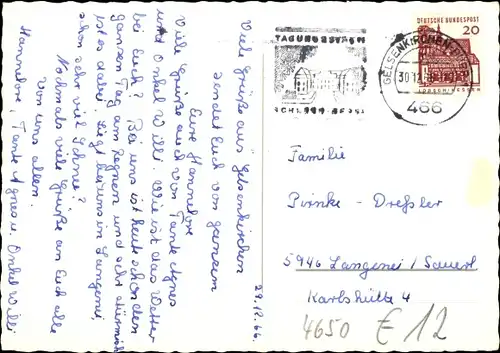 Ak Buer Gelsenkirchen im Ruhrgebiet, Berger See, Rathaus, Springemarkt, Marien Hospital
