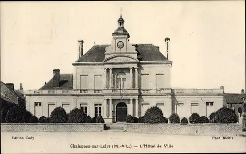 Ak Chalonnes sur Loire Maine et Loire, L'Hotel de Ville