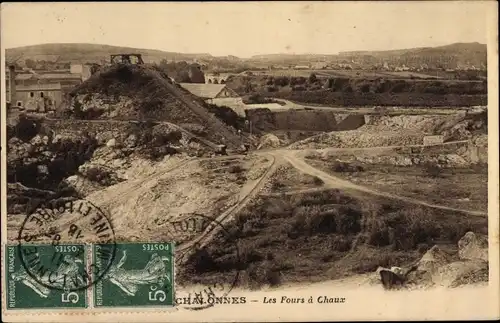 Ak Chalonnes Maine et Loire, Les Fours a Chaux