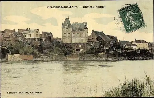 Ak Chalonnes sur Loire Maine et Loire, Chateau Hoquet