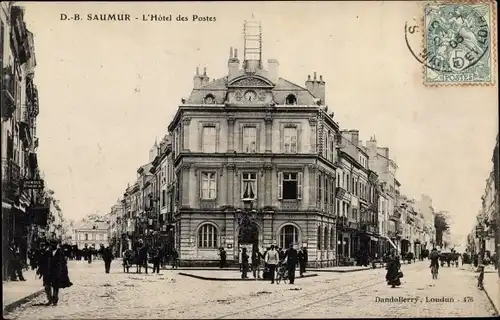 Ak Saumur Maine et Loire, L'Hotel des Postes