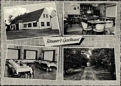 Ak Ristedt Syke Niedersachsen, Kramer's Gasthaus, Waldpartie