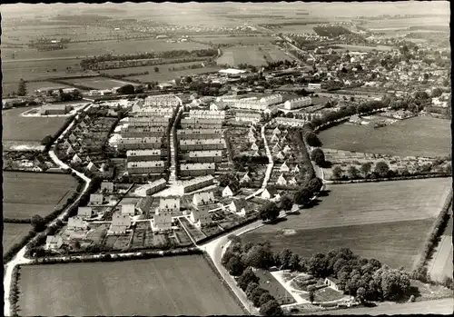 Ak Kaltenkirchen in Holstein, Fliegeraufnahme vom Ort