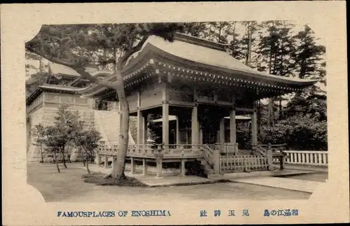 Ak Enoshima Japan, Tempel