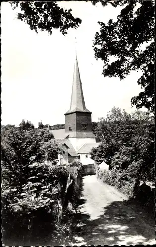 Ak L'Etang la Ville Yvelines, Le clocher de l'Eglise XIIe siecle