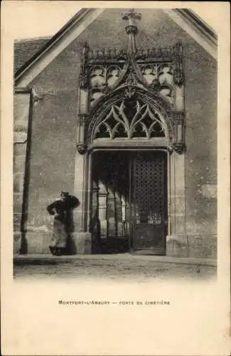 Ak Montfort l'Amaury Yvelines, Forte du Cimetiere