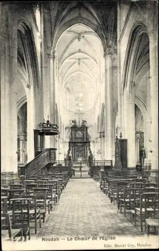 Ak Houdan Yvelines, L'Eglise, Le Choeur, Interieur