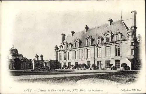 Ak Anet Eure et Loir, Chateau de Diane de Poitiers