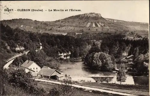 Ak Cleron Doubs, Le Moulin et l'Ecluse