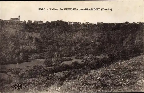 Ak Blamont Doubs, Vallee de Creuse sous Blamont