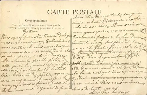 Ak Domont Val d'Oise, Rue de la Mairie