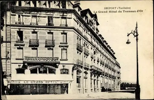 Ak Belfort Beffert Beffort Territoire de Belfort, Le Grand Hotel du Tonneau d'Or