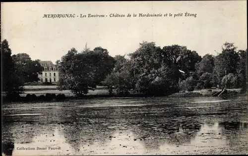 Ak Merdrignac Côtes-d’Armor, Chateau de la Hardouinaie, petit Etang