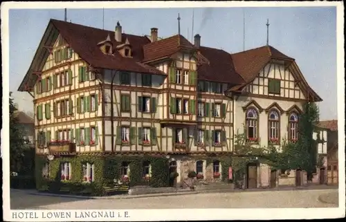 Ak Langnau im Emmental Kanton Bern Schweiz, Hotel Löwen