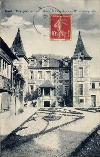 Ak Pont l Eveque Calvados, Vieille Maison de l'Intendance de Mlle de Montpensier