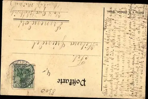 Künstler Ak Pirna an der Elbe, Markt