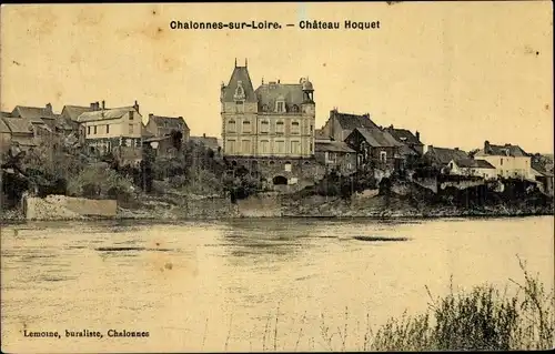 Ak Chalonnes sur Loire Maine et Loire, Chateau Hoquet