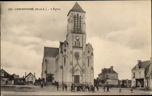 Ak Champigné Maine-et-Loire, L'Eglise