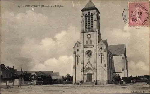 Ak Champigné Maine-et-Loire, L'Eglise