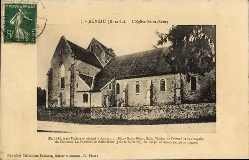 Ak Auneau Bleury Saint Symphorien Eure et Loir, L'Eglise Saint Remy