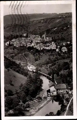 Ak Mouthier Haute Pierre Doubs, Vue générale de la Loue