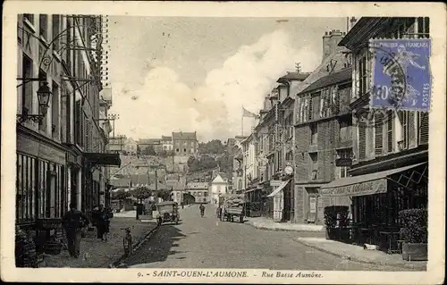 Ak Saint Ouen l’Aumône Val d’Oise, Rue Basse Aumone