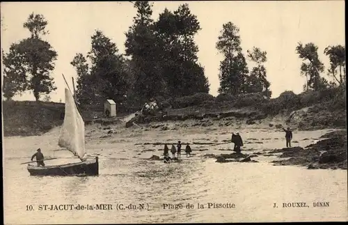 Ak Saint Jacut de la Mer Cotes d'Armor, Plage de la Pissotte