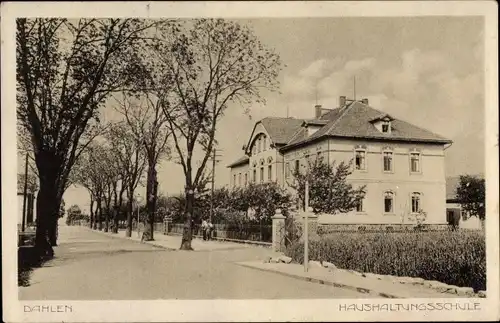 Ak Dahlen in Sachsen, Haushaltungsschule