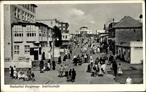 Ak Nordseebad Wangerooge in Ostfriesland, Zedeliusstraße, Photo Ungermann