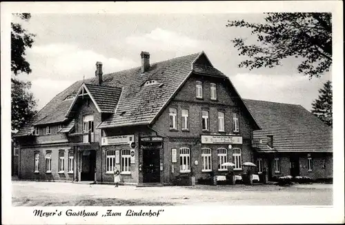 Ak Nenndorf Rosengarten Niedersachsen, Gasthaus Zum Lindenhof, Inh. Meyer